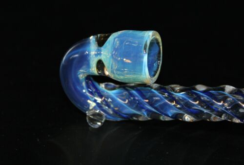 Pipa de vidrio para fumar tabaco One Hitter 4" UNICORNIO SHERLOCK -AZUL- One Hitter - Imagen 2 de 6