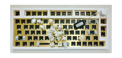 keydous NJ80-AP Wireless Mechanical Keyboard with Knob Bluetooth 5.0/2.4G/Wir... - Picture 2 of 7