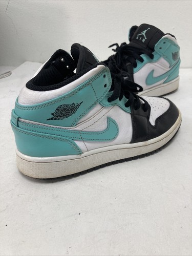 Nike Shoes 4Y/W5.5 Air Jordan 1 Mid GS 'Tropical Twist' 2021  554725-132  USED - Picture 3 of 21