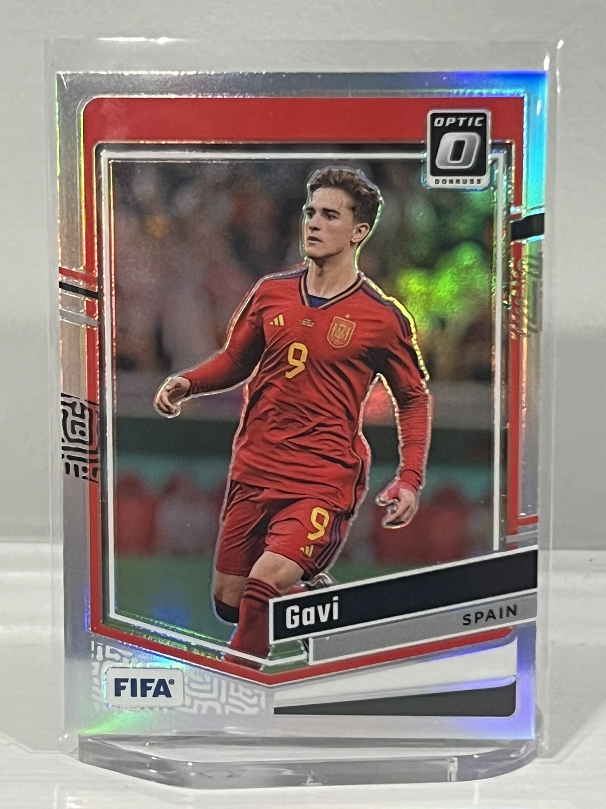 GAVI 2023-24 Panini Donruss Optic FIFA Soccer Silver Holo Prizm #55 Spain