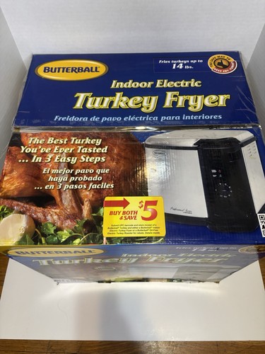 Friggitrice elettrica per tacchino Butterball da interno - fino a 14 libbre -23011014 - Foto 2 di 8