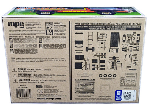Skill 2 Model Kit 1982 Ford Bronco 1/25 Scale Model by MPC - Picture 4 of 4