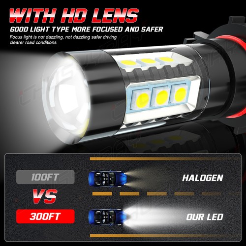 For Jeep Grand Cherokee 2011 2012 2013 LED Headlight High/Low + Fog Lights Bulbs - Bild 24 von 24