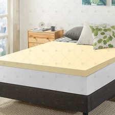 MEMORY FOAM MATTRESS TOPPER DOUBLE BED ORTHOPAEDIC & ALL DEPTHS FREE P&P