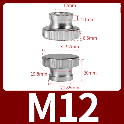 M3 -M10 A2 Stainless Steel/Blue Zinc/Nickle Plated/Black Zinc Knurled Thumb Nuts - Picture 39 of 39