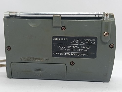 Aiwa WR a 50 Krótkofalowe zasilanie radiowe na części lub naprawę - Zdjęcie 2 z 6