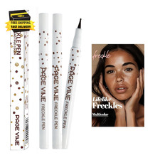 2 Pack Freckle Pen,Liquid Face Fake Freckles Makeup Pen to Create Natural Freckl 2 Pack Freckle Pen,Liquid Face Fake Freckles Makeup Pen to Create Natural Freckl