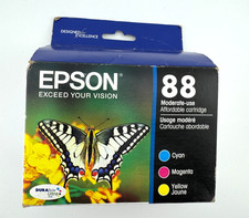 Epson 88 Durabrite ink T088520 Cyan Magenta Yellow NEW SEALED BOX