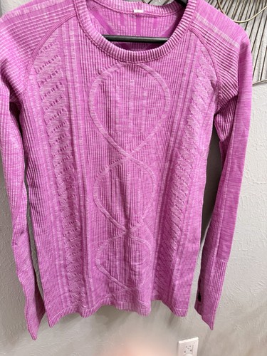 Camisa Pullover Lululemon Rest Less Talla 10 Jaspeada Ultra Violeta Manga Larga - Imagen 5 de 10