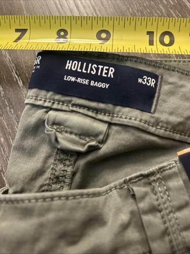 Hollister NWT low rise baggy pants women’s 16R Long Green - Bild 13 von 13