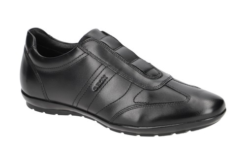 Geox SYMBOL Herrenschuhe - elegante Slipper - Halbschuhe schwarz Elegant NEU