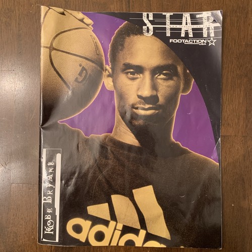 Vintage Rare 1998 Kobe Bryant Footaction Catalog with Fold Out Kobe Poster  - Picture 1 of 2