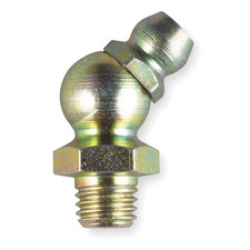 KINGFISHER 1XGK6 Grease Fitting,45Deg,M10-1.5,PK10 PK 10