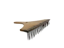 Antique Primitive Flax Hetchel Farm Tool Hatchel Wool Comb