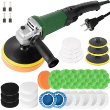 Profi Auto Poliermaschine Polierer Poliergerät Schleifmaschine Politur Set 1800W