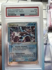 PSA 10 Kingdra EX Holo Rare #92/97 Gem Mint Pokémon EX Dragon Card