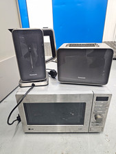 LG 900W Silver Stainless Steel Countertop Microwave Auto-Defrost 6 Programmes
