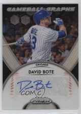 2019 Panini Prizm Game Ball Graphs David Bote #GB-DB Auto 12gr