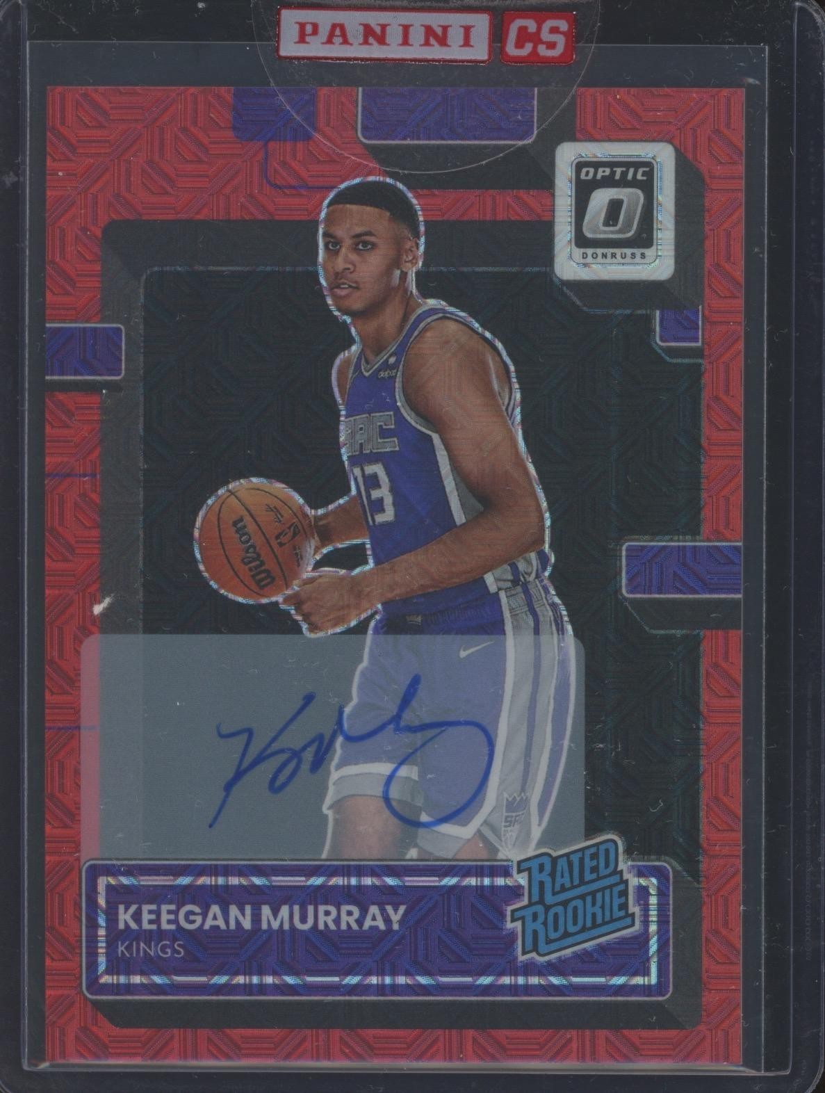 2022-23 Donruss Optic Keegan Murray #214 Rookie RC Choice Auto