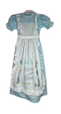 Vtg Beatrix Potter Pinafore Dress Tale Of Peter Rabbit Girls Sz 6 Read!