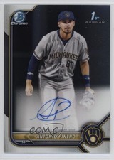 2022 Bowman Chrome Prospect Antonio Pinero #CPA-AP Auto 1bi0