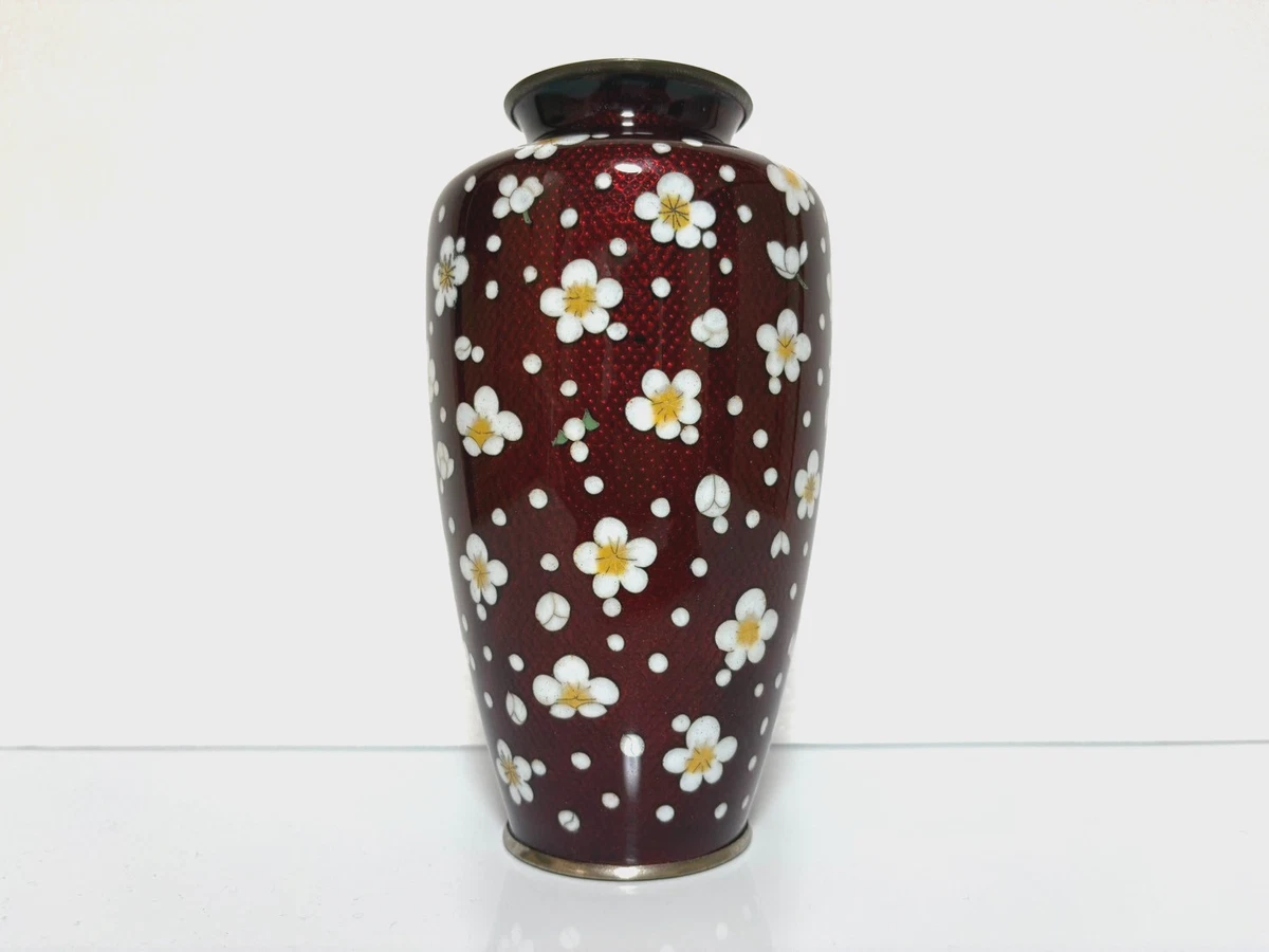 景泰蓝古董原始1900-1940 年日本花瓶| eBay