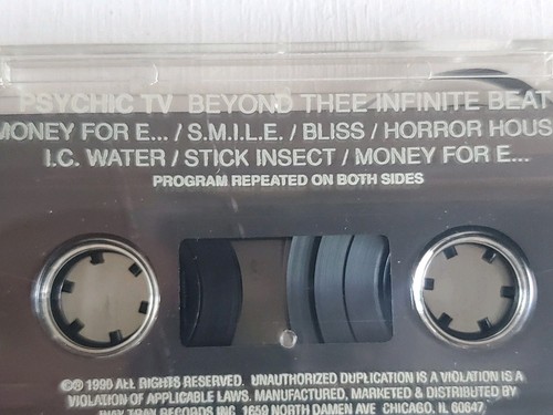 Psychic TV - Beyond Thee Infinite Beat (Pre-Owned CASSETTE)  Wax Trax!  WAX7130. - Picture 12 of 16