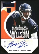2013 Panini Playbook Blue #166 Marquess Wilson Auto /99