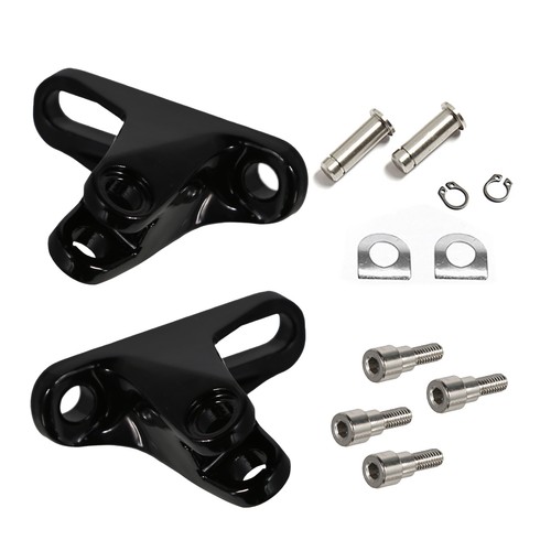 Gold Footboard Footpeg Shifter Brake Lever Linkage For Harley Road King 14-24 - Imagen 10 de 10