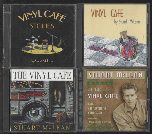 4 x Stuart McLean Vinyl Cafe CD Sets Cafe Stories + On Tour + Christmas Concert
