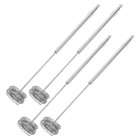  4 Pcs Stainless Steel Milk Frother Drink Handheld Cream for Coffee