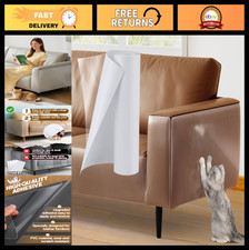 Cat Scratch Furniture Protector 136x12in - Transparent Cuttable Anti-Scratch Cou