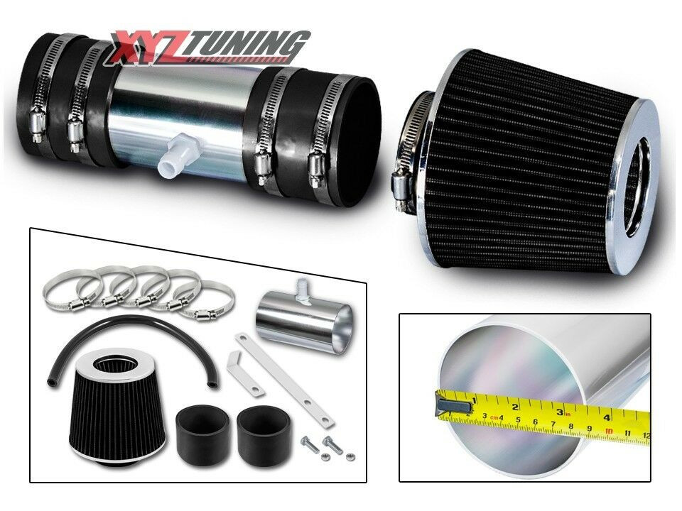 BLACK Short Ram Air Intake Induction Kit + Filter For 07-11 Acadia 3.6L V6