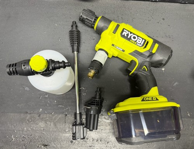 #ad #ad RYOBI ONE HP 18V Brushless EZClean 600 PSI Cordless Pressure Washer with Foam $62.50