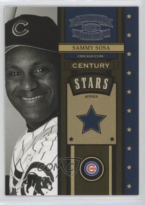 2004 Donruss Throwback Threads Century Stars 563/1500 Sammy Sosa #CS-52 00ab