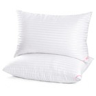 Hotel-Style Bed Pillows Queen Size 2 Pack Soft Down Alt for All Sleepers