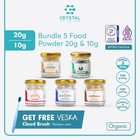 Seafood Food Powder Bundle 5 jars 20g 10g natural anchovy shrimp mix