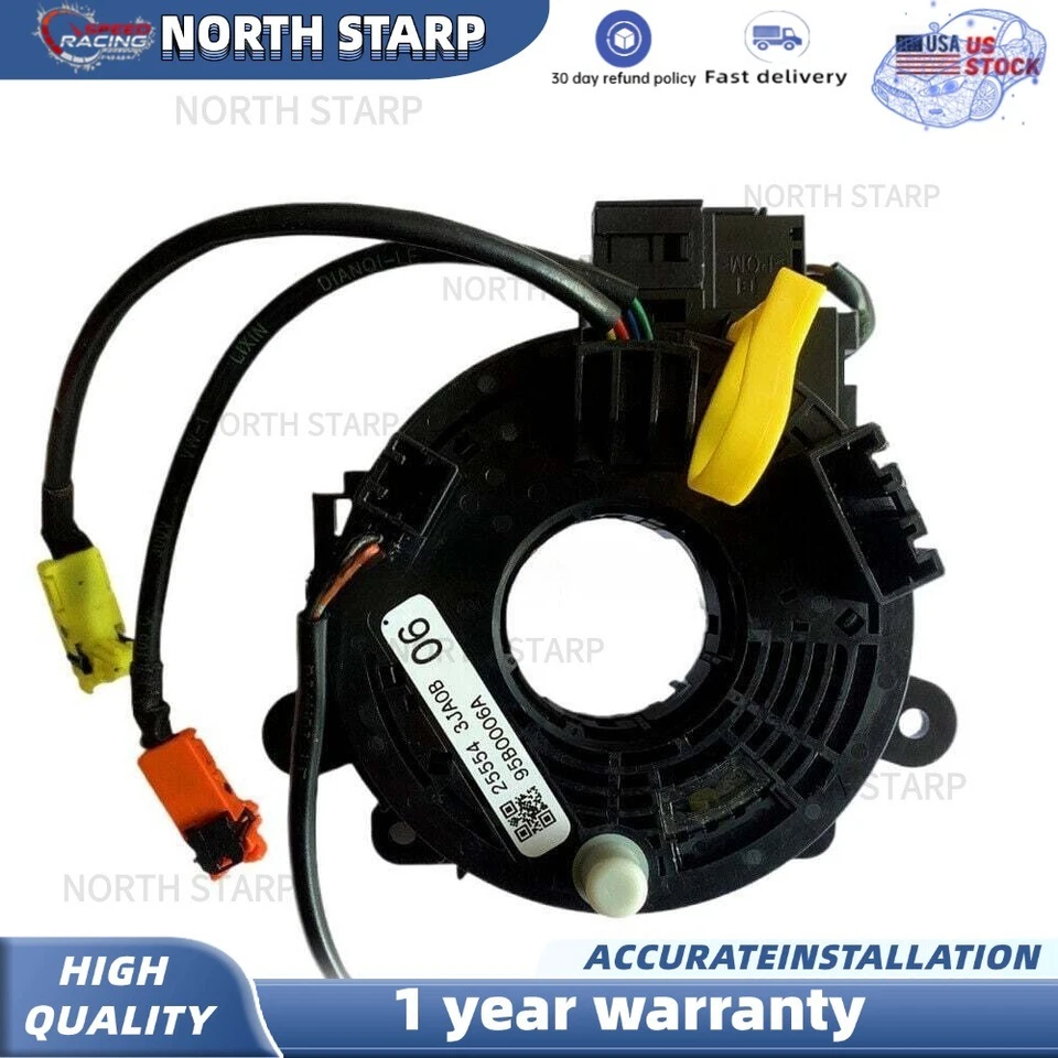 Muelle de reloj para Nissan Leaf Pathfinder 13-20 Infiniti QX60 14-2020 25554-3JA1B Foto 3 de 4