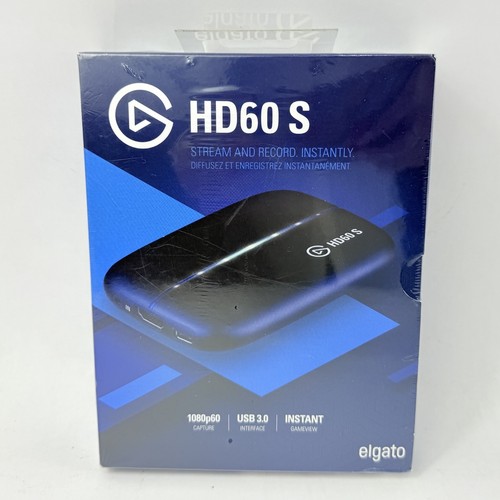 Elgato HD60 S, usb3.0 External Capture Card, Stream and Record in 1080p60 - NEW - Afbeelding 1 van 13