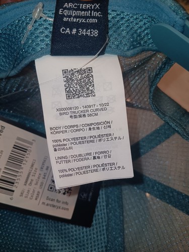 Neu ARCTERYX Vogel Trucker gebogene Mütze Kappe Einheitsgröße Farbe Trost - Bild 5 von 10