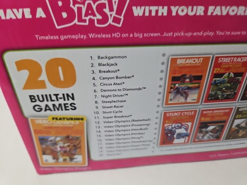 NEW ATARI Retro Flashback Volume 3 Blast! 20 Built-In Video Games Pong & Hits - Picture 5 of 5
