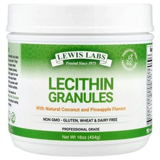 Lecithin Granules, Natural Coconut and Pineapple, 16 oz (454 g)