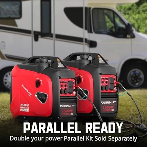 2500-Watt Gas Powered Portable Inverter Generator, CO Sensor, Super 2500W-CO - Image 3 of 4
