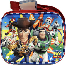 Lunch Bag - Disney - Toy Story 4 - Woody Buzz Lightyear 3D Pop-up Blue NEW