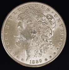 1889 $1 Morgan Silver Dollar BU Beauty - 25494