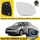Right Side Mirror Heated with Passenger Glass Backing Plate for VW JETTA BEETLE