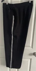 TAKING SHAPE Black w Grey Stripe Ponte, Wide Leg Leisure Pants -22/24- NWOT