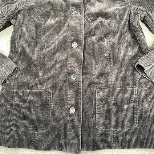 J. Jill Cordjacke Damen XL schwarz Knopfleiste Fronttaschen Langarm - Bild 3 von 14