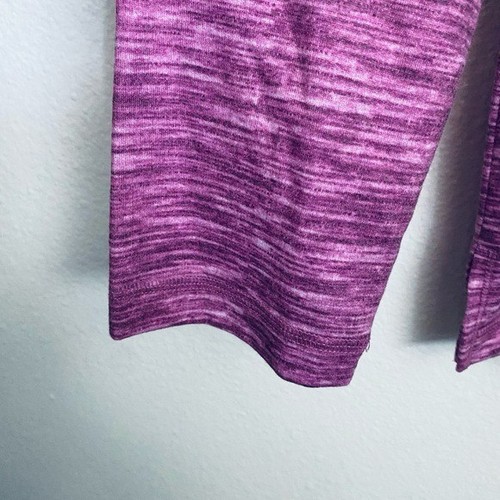 Karen Scott Women's Marled Purple Cowl Neck Sweater Size L - Picture 2 of 11