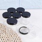  24Pcs Honey Bottle with Six Edges Seal the Jar and Seasoning Bottle Jar lemon
